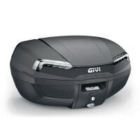 E46NT Riviera kufr GIVI 47L černý (Monolock s vlastní plotnou), čiré odrazky